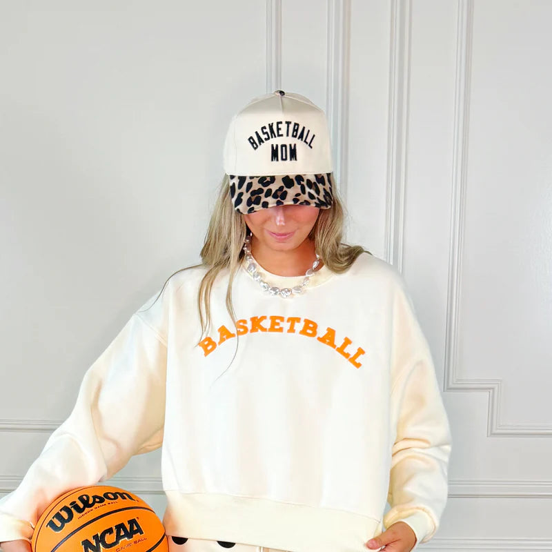 basketball mom trucker hat