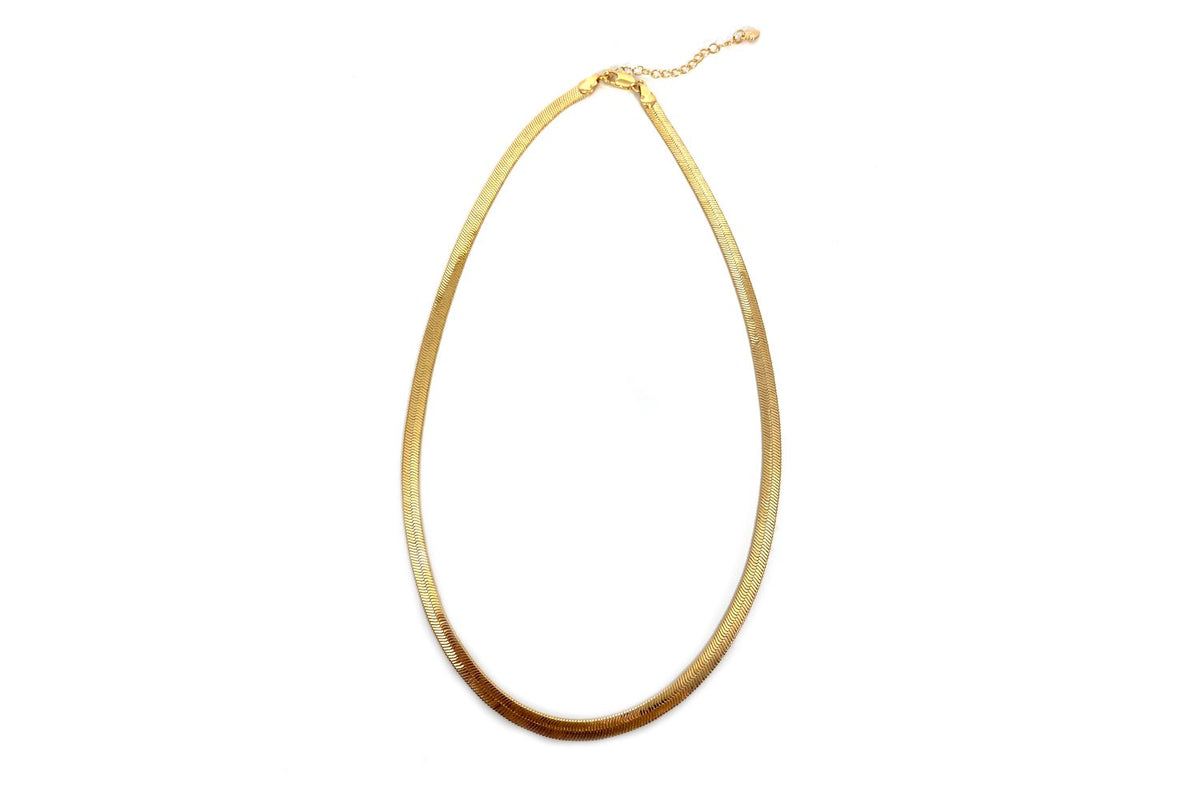 Rachel Nathan | herringbone 5mm necklace