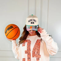 basketball mom trucker hat