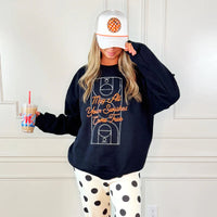 may all you swishes come true basketball crewneck sweatshirt