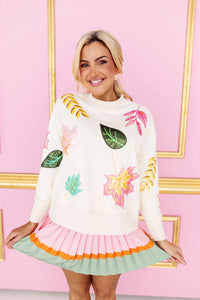 fall leaves sweatshirt