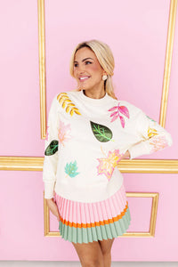 fall leaves sweatshirt