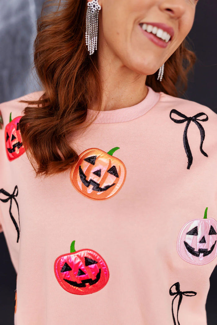 jackie-O-lantern crewneck