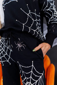 pearl webs spider joggers
