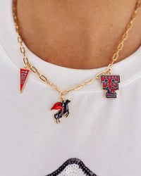 college vault texas tech charm necklace