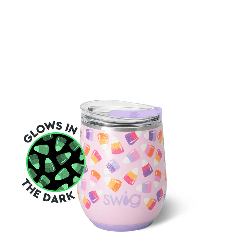 SWIG | candy corn stemless wine cup 12oz
