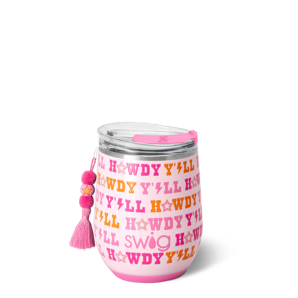 howdy y'all stemless wine cup | 14oz