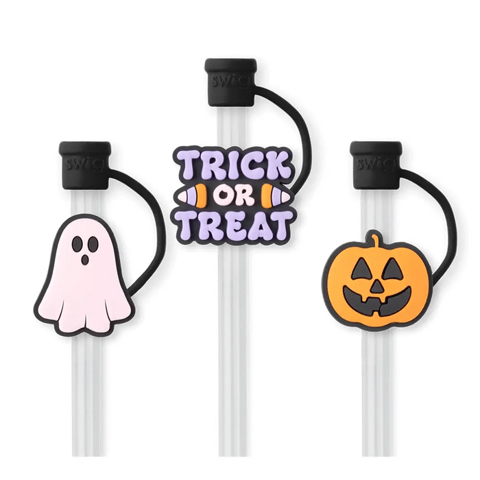 trick or treat straw toppers
