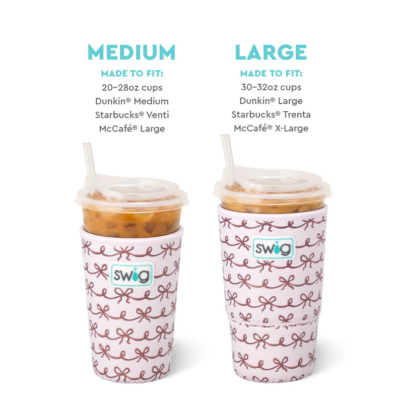 SWIG | pretty in pink large iced cup coolie