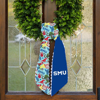 saturday silk collegiate wreath scarf