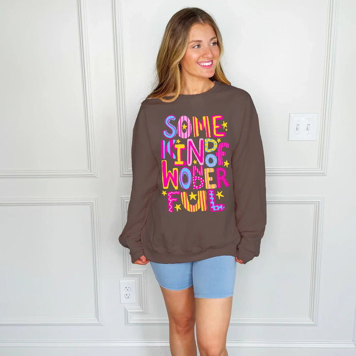 some kind of wonderful graphic sweatshirt
