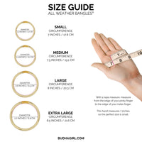BuDhaGirl | saddle all weather bangles | set of 6