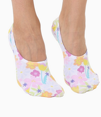 flower bloom liner socks