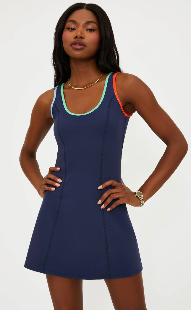 amaris tennis dress | cape cod colorblock
