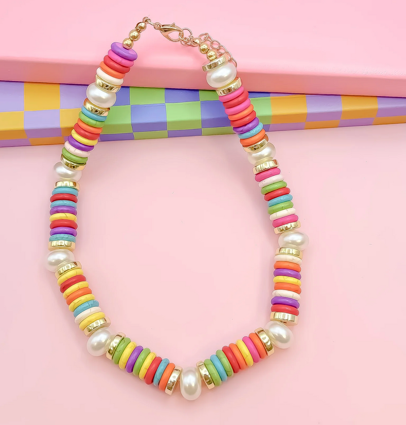oh joy beaded necklace