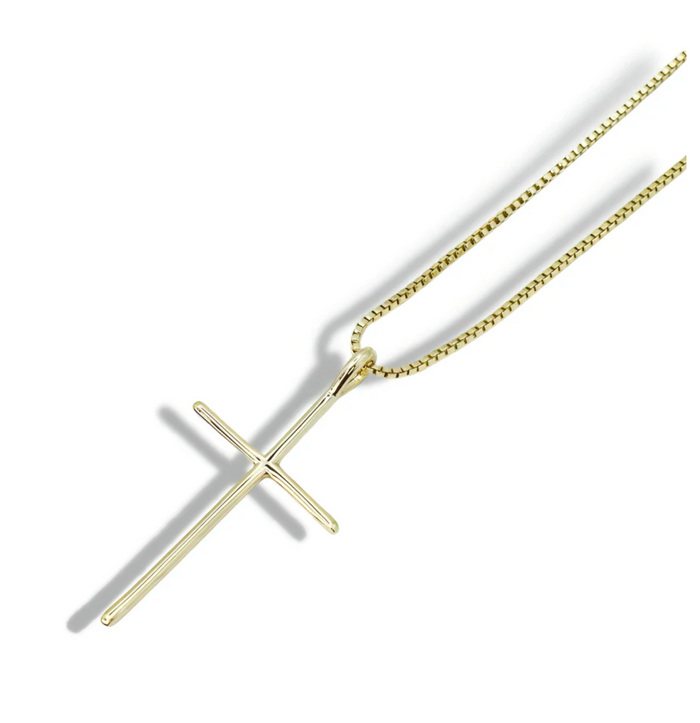 serene cross necklace