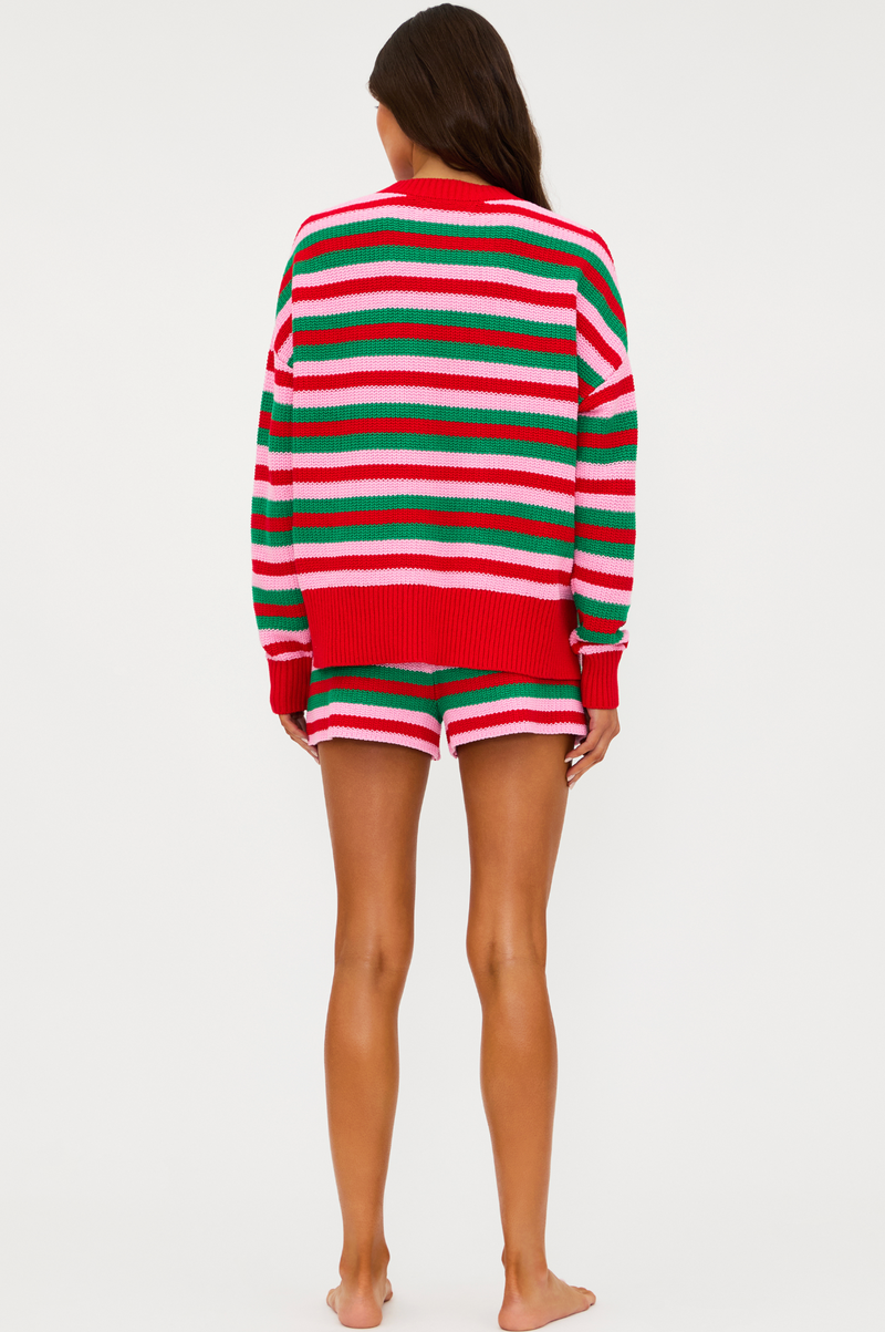 ruby stripe knit sweater