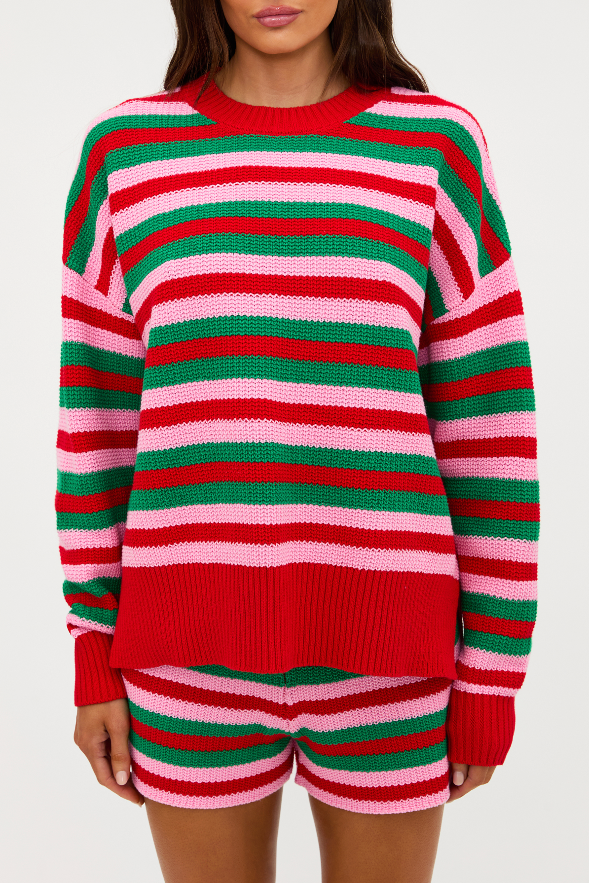 ruby stripe knit sweater