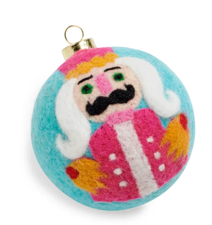 felt christmas ornament balls