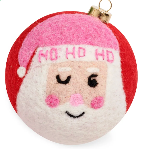 felt christmas ornament balls