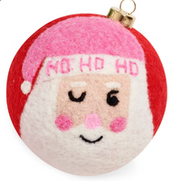 felt christmas ornament balls