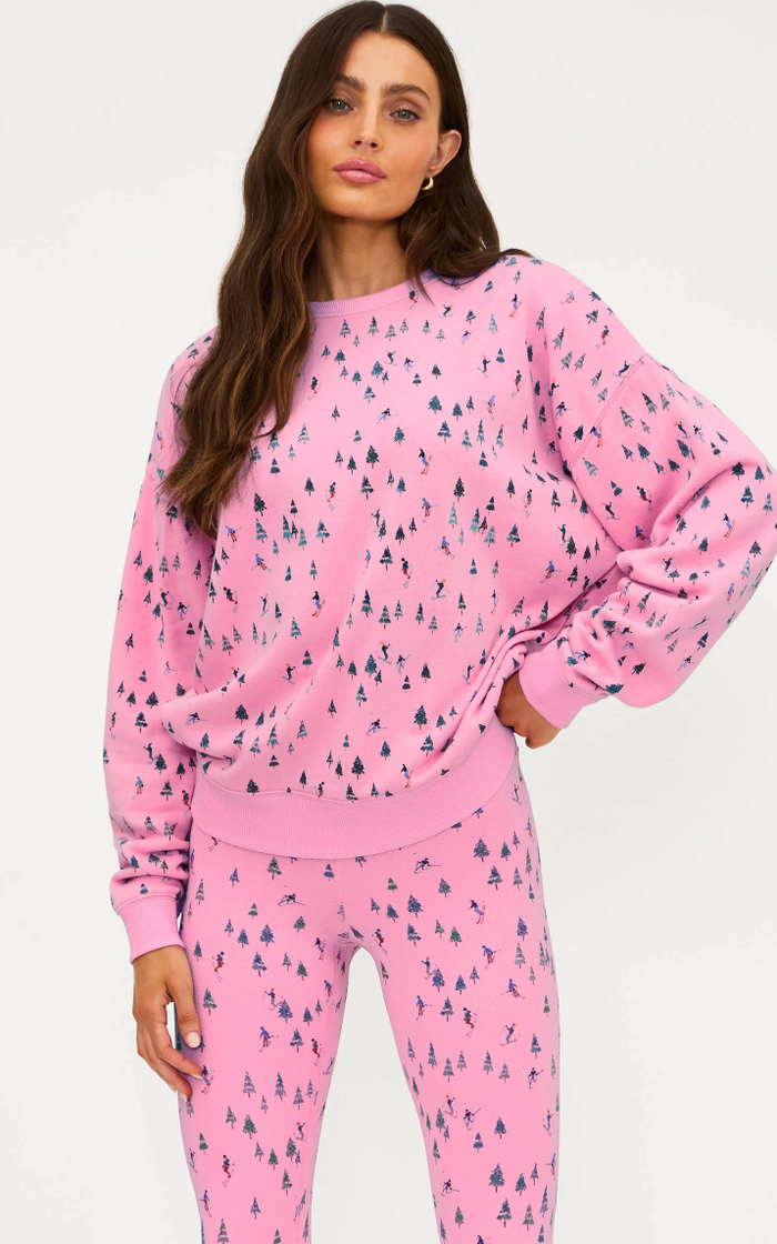 devyn oversized ski patrol sweatshirt