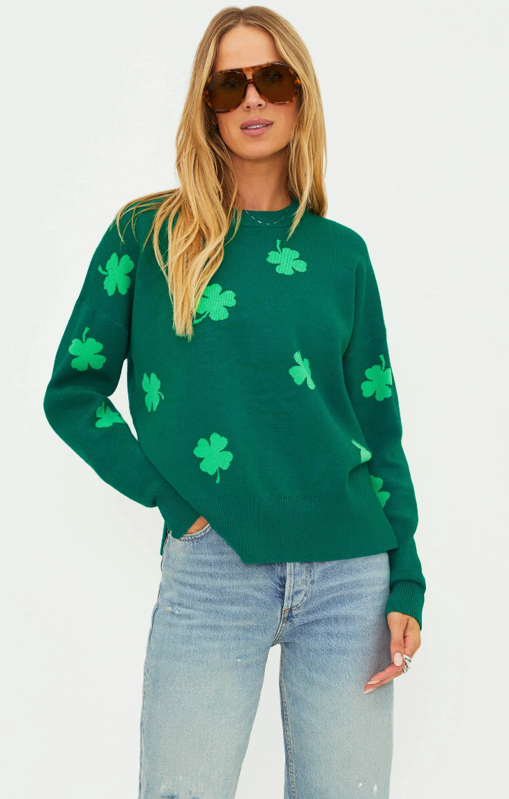 callie clover sweater