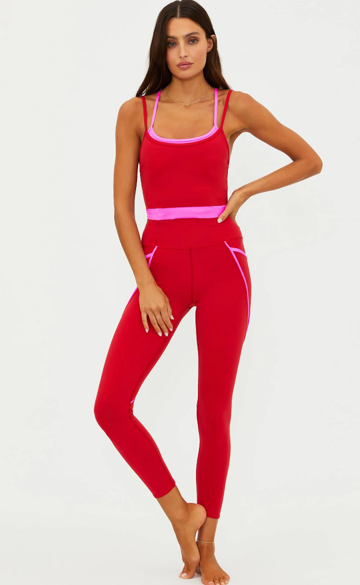 von 7/8 legging | royal red
