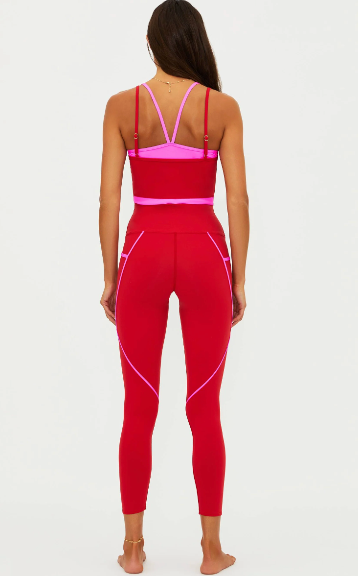 von 7/8 legging | royal red