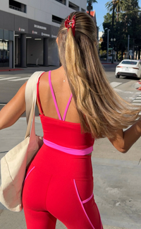 vinny bra top | royal red