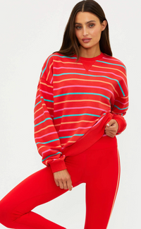 devyn sweatshirt - strawberry smoothie | BEACHRIOT