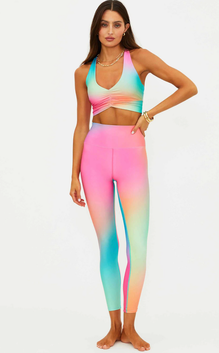 piper legging - strawberry sunset ombre | BEACHRIOT