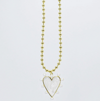 heart of pearls necklace