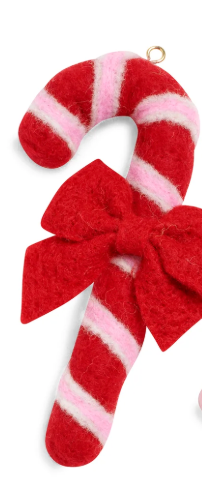 felt candy cane ornaments