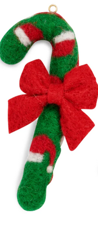 felt candy cane ornaments