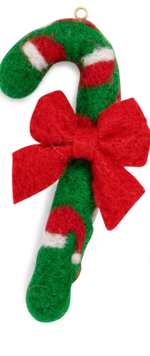 felt candy cane ornaments