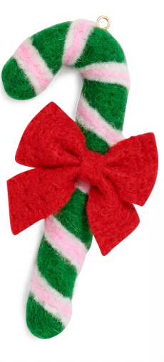 felt candy cane ornaments