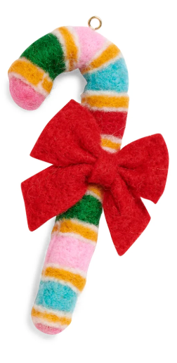 felt candy cane ornaments
