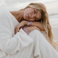 BuDhaGirl | ice rose all weather bangles | set of 6