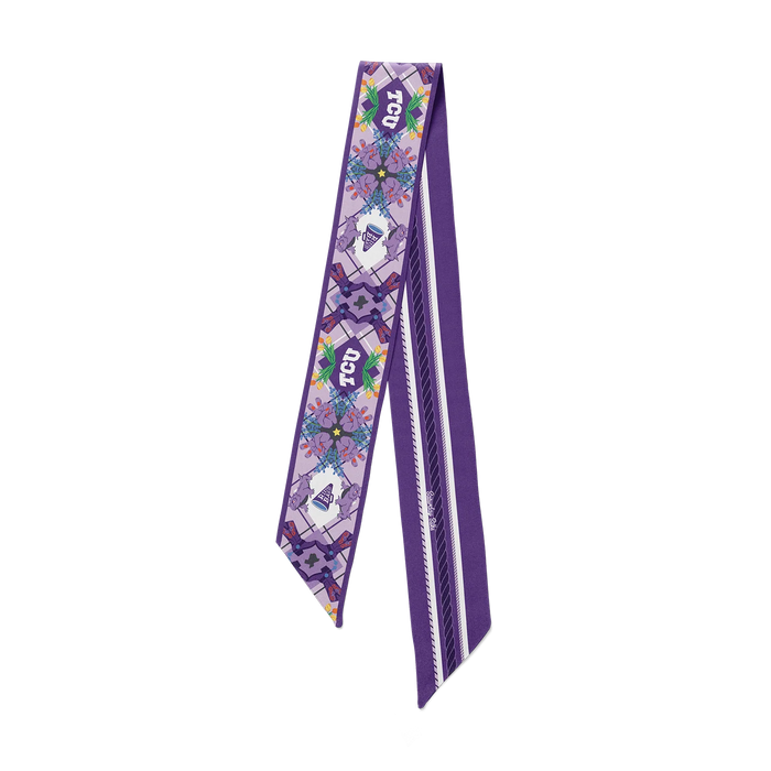 TCU skinny scarves