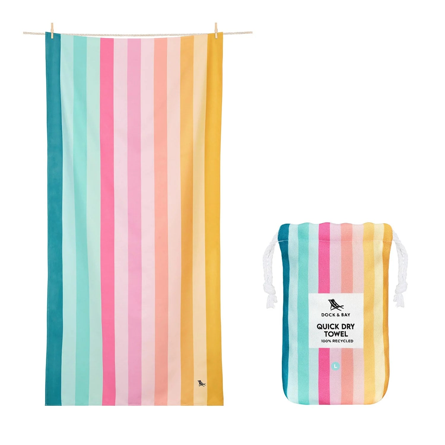 Dock & Bay Kids Quick Dry Beach Towel - Thumbnail 4