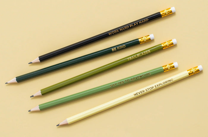 camo pencil set