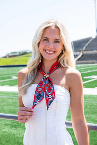 TTU skinny scarves