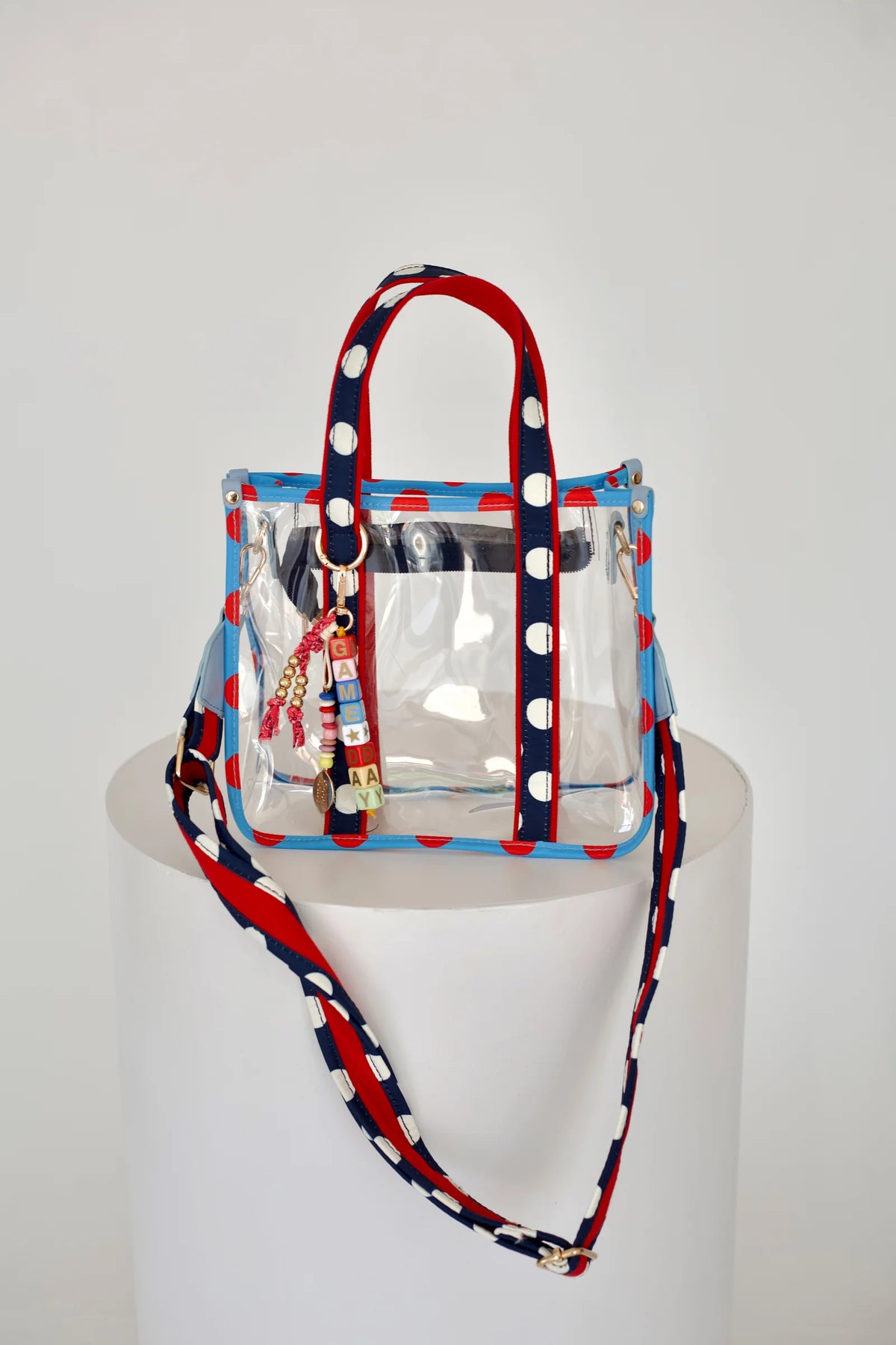 poppy clear gameday totes