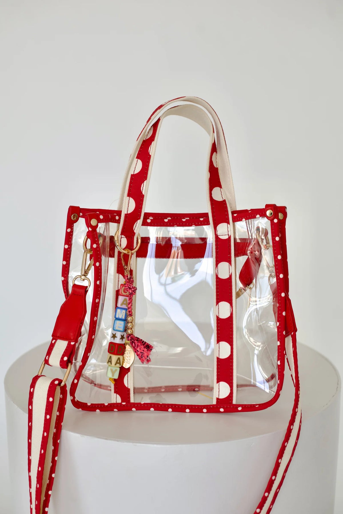 poppy clear gameday totes