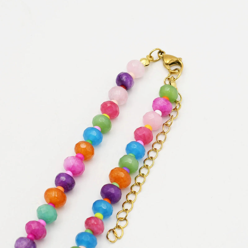 tutti gemstone beaded necklace | CHARM BAR