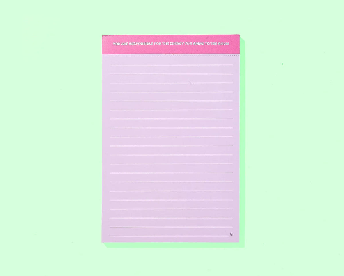 energy you bring list pad