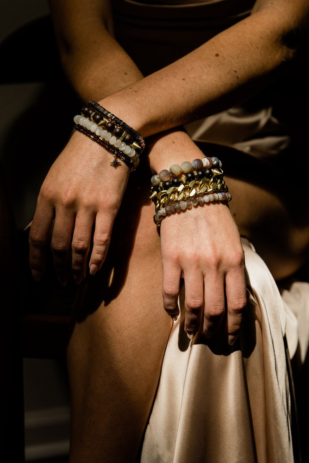 Rachel Nathan | luxe moonstone bracelet
