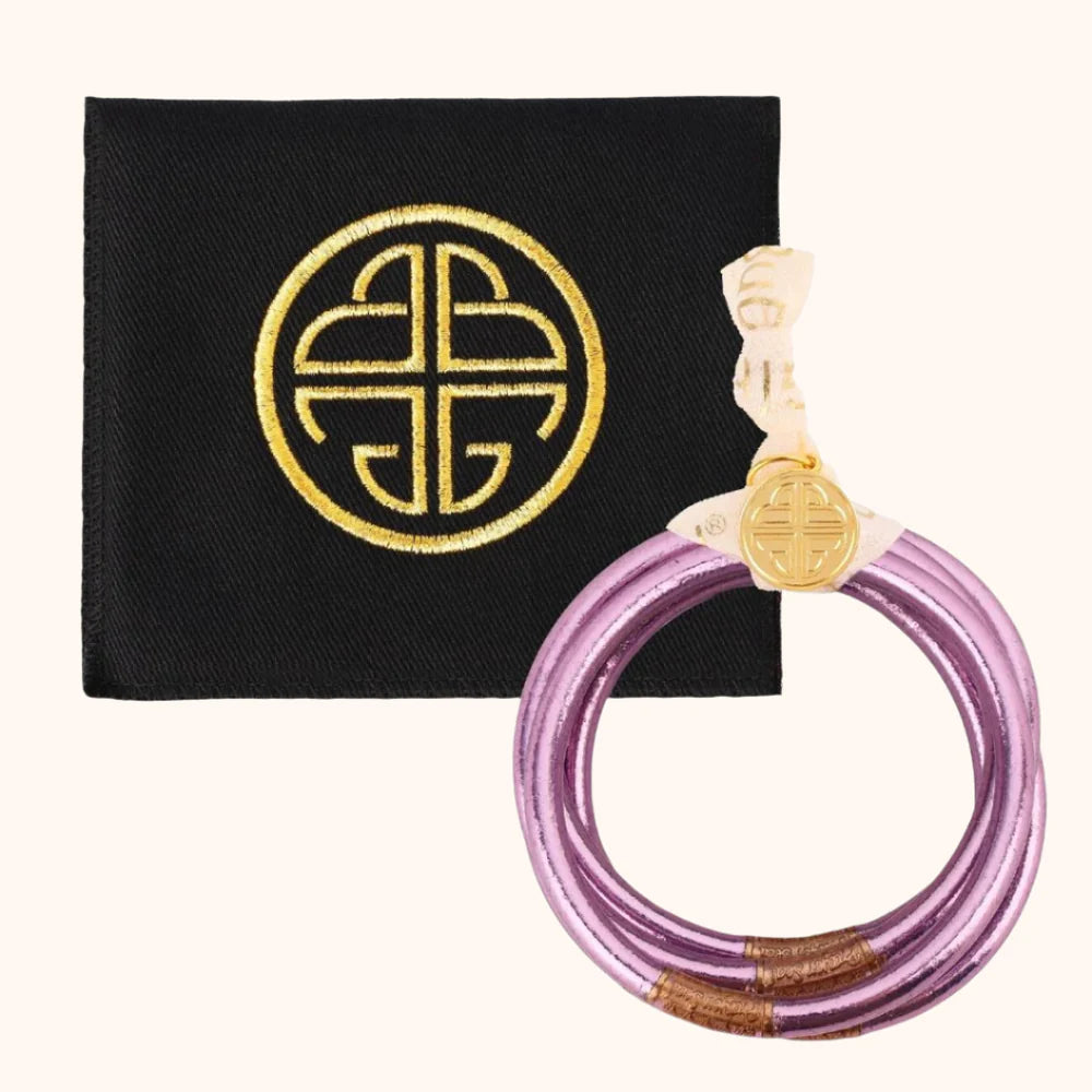 BuDhaGirl | lila all weather bangles | set of 6