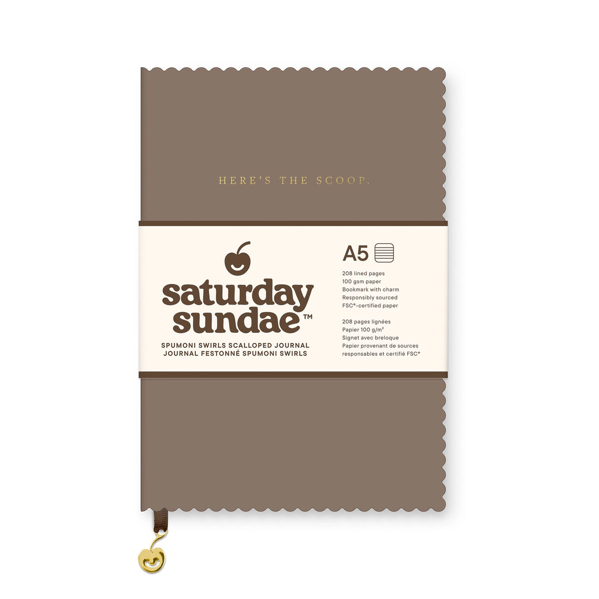 scalloped journal | saturday sundae